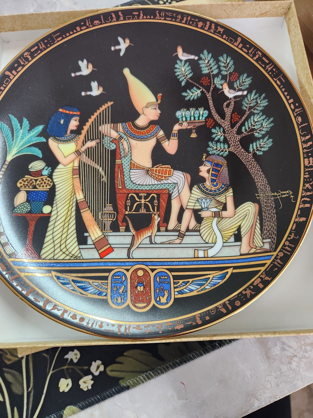 Osiris King Tut Collectible Plate